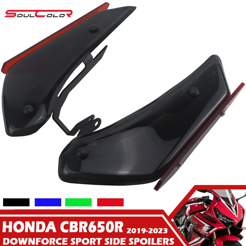 Fits For HONDA CBR650R 19-23 2020 2021 2022 2023 CBR650R Downforce Sport Side Spoilers Aerodynamic Wing Deflector