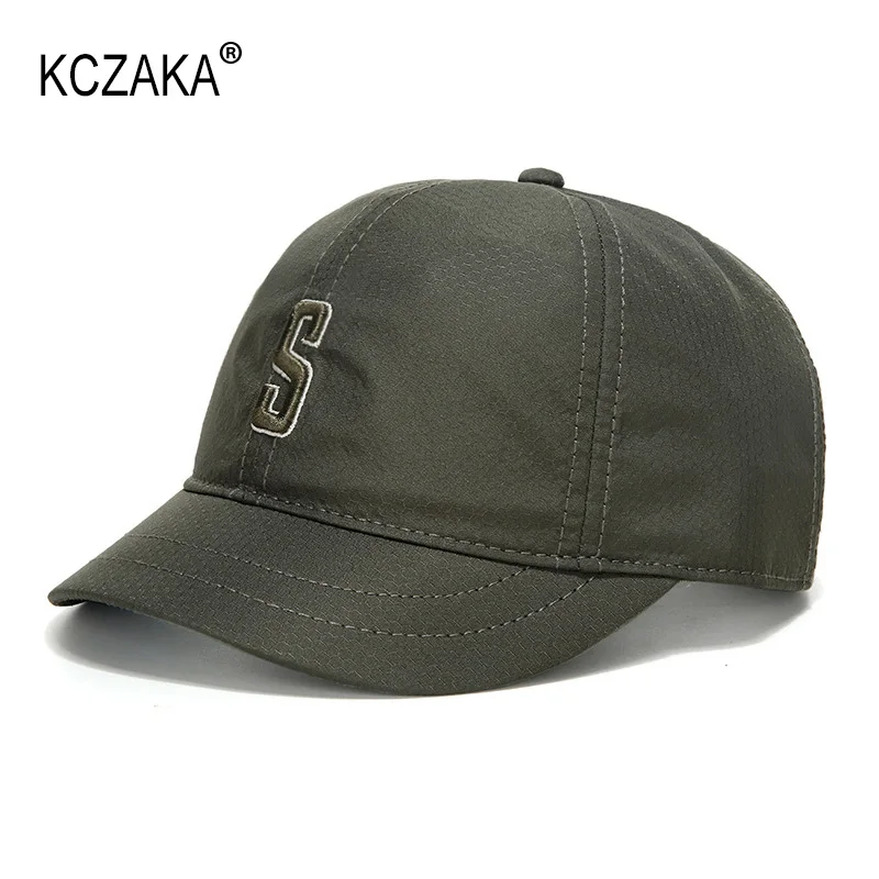 Summer Mens Letter Short Brim Baseball Cap Unisex Spring Outdoor Quick Dry Sports Polyester Snapack Caps Umpire Dad Hats