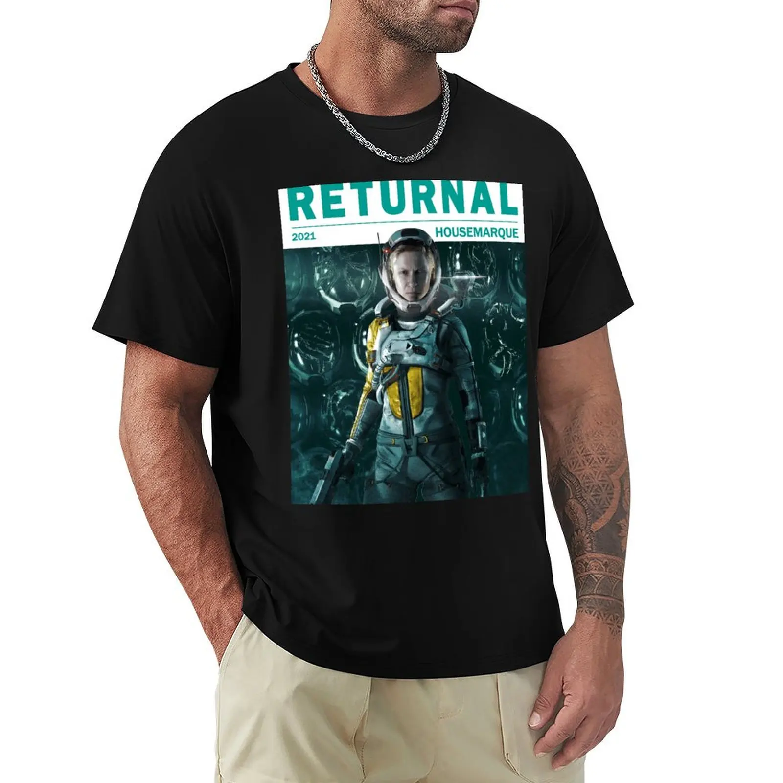 

Returnal (PS5, 2021) T-Shirt Worker Basic Short Sleeve Tee