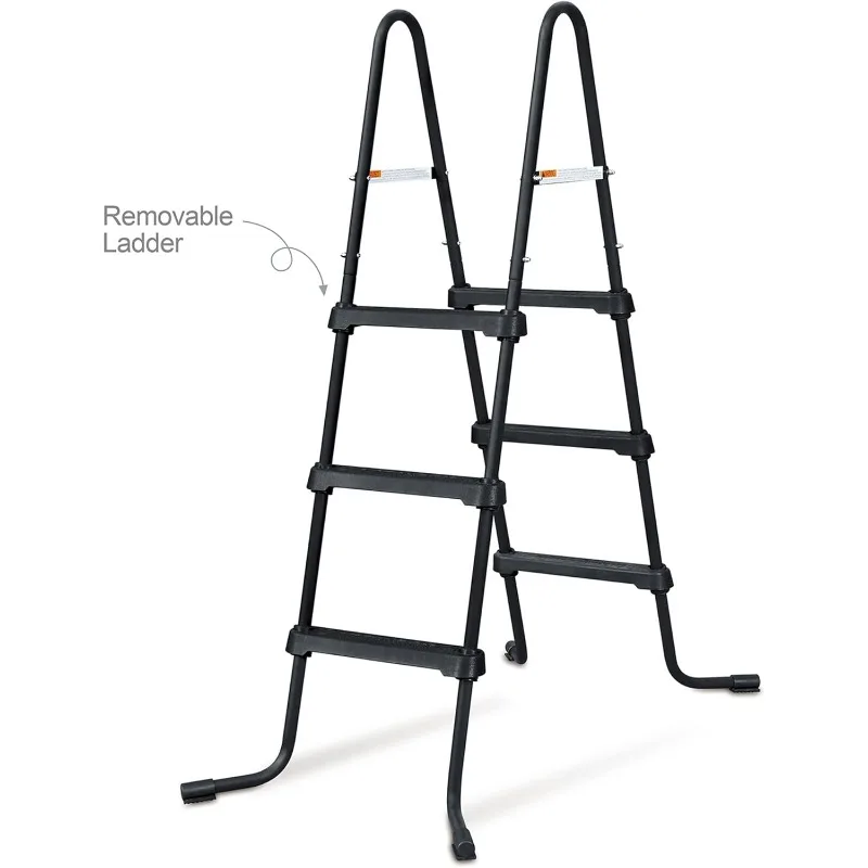 Funsicle 14' x 36" Quickset Swimming Pool Inflatable Above Ground Ring Top Outdoor Pool Set with Filter Pump and Cartridge