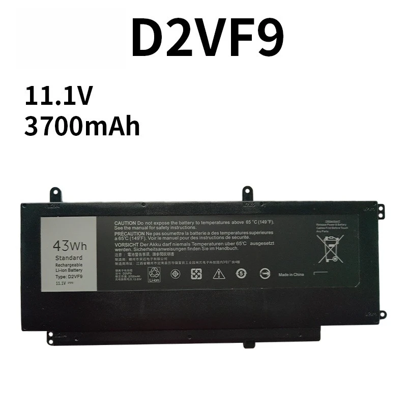 Compatible with D ell D2VF9 Vostro 14 5459 Inspiron 7547 7548 P68G P41F High-Quality Laptop Battery