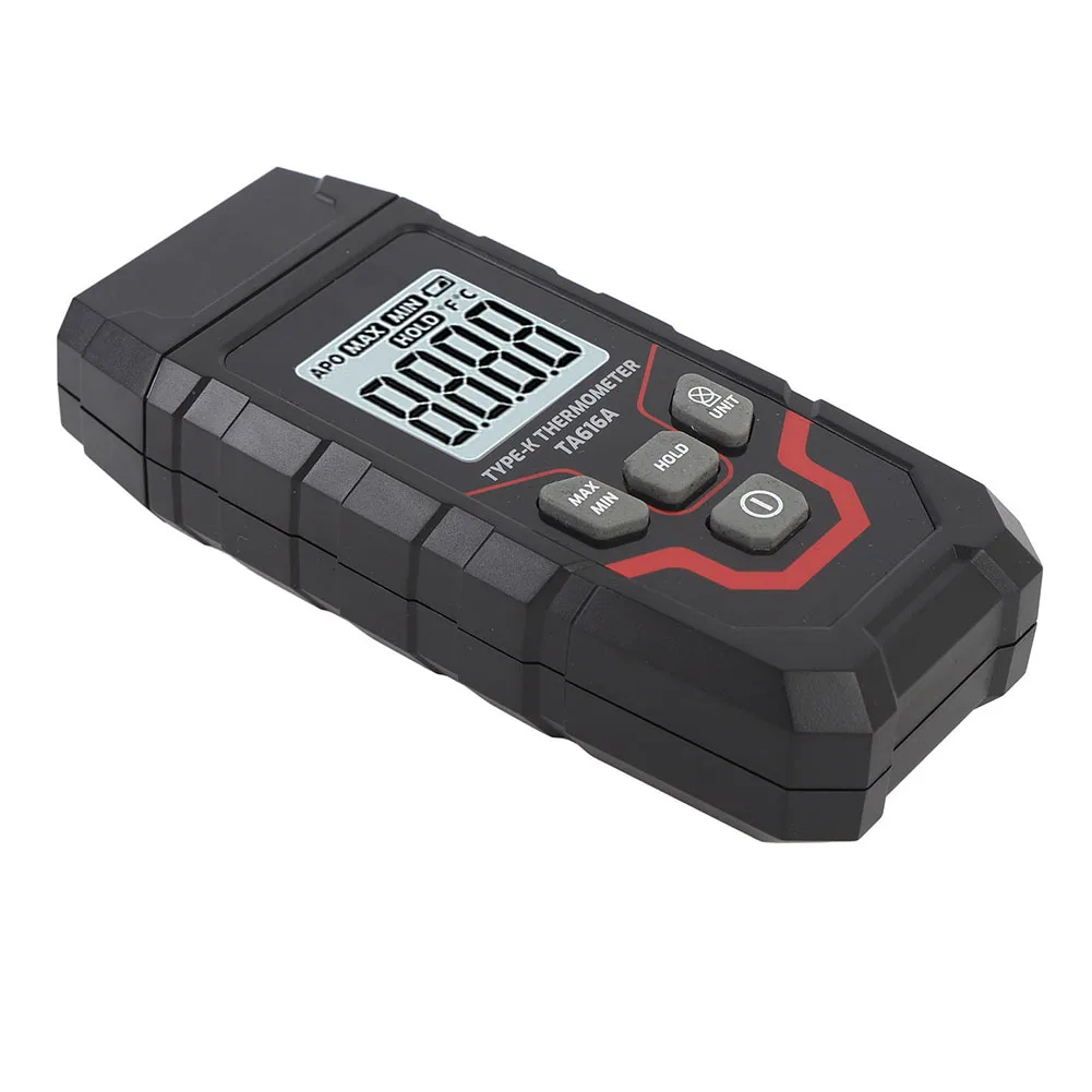 

TA616A Digital For surface Thermometer for K-Type Probe Single Channel Temperature Meter Celsius Fahrenheit Switchable