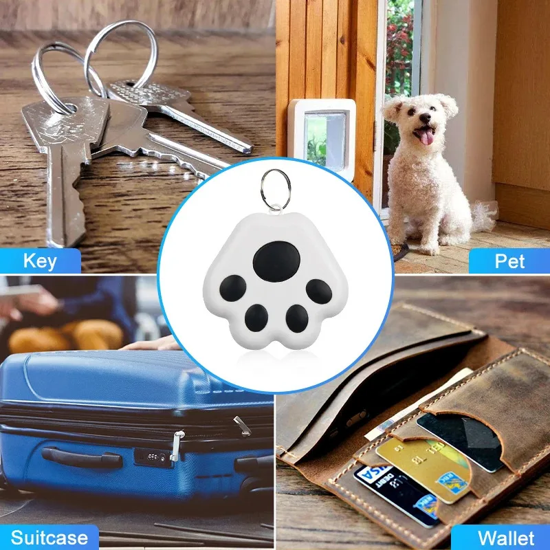 New Smart Mini GPS Tracker Key Kids Bag Finder Dog Cat Pet Locator Bluetooth Tracker Device Anti-lost Reminder for IOS/ Android