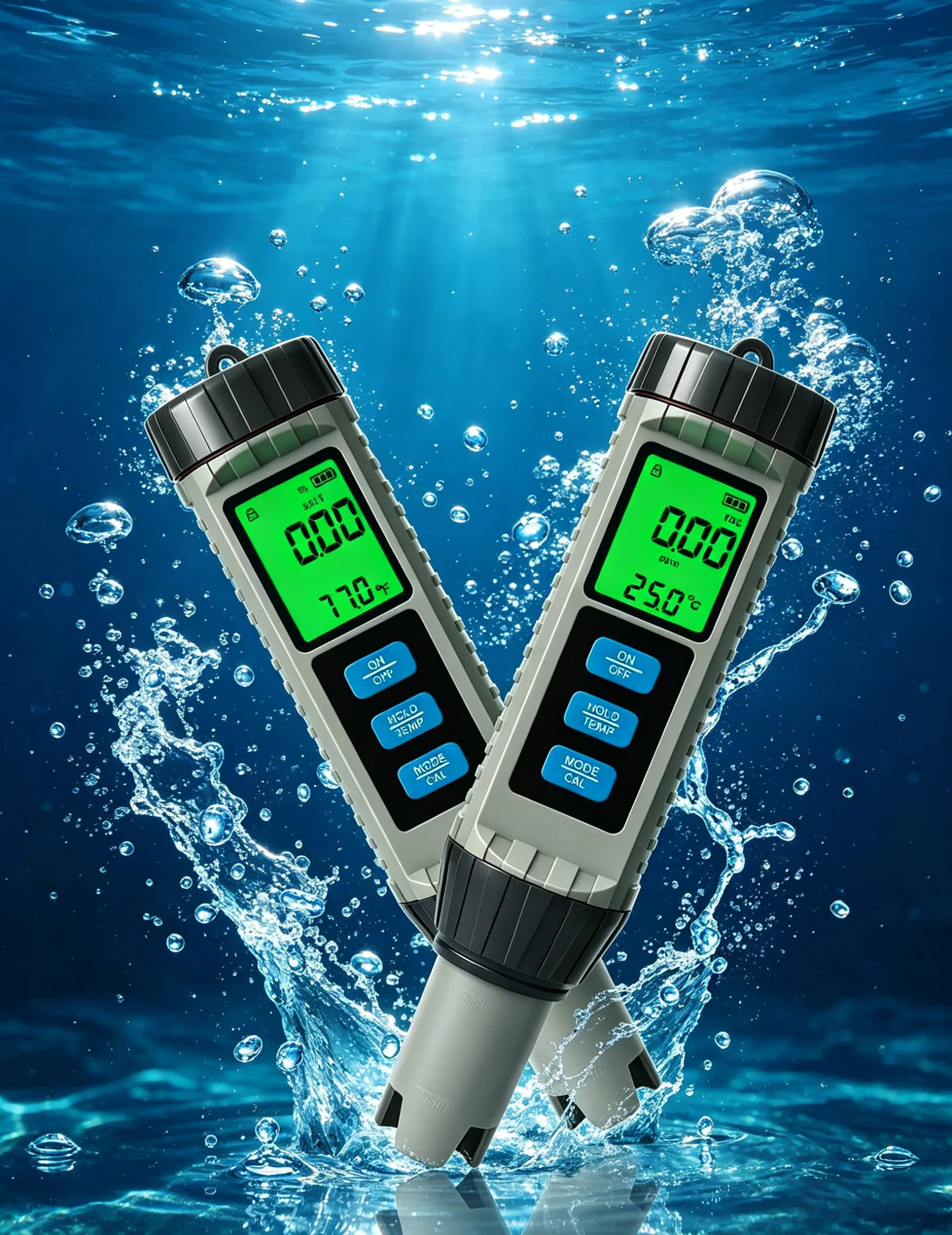 Hot Selling 8 in 1 Waterproof Digital Water Tester PH TDS EC Salinity CL ORP S.G Temp Pen for Aquarium Hydroponics