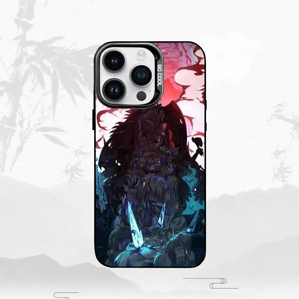 حافظة هاتف T-The B-Beginning After The End لهاتف iPhone17,16,15,14,13,12,11 Plus، Pro Max غطاء مقاوم للصدمات باللون الأسود غير اللامع