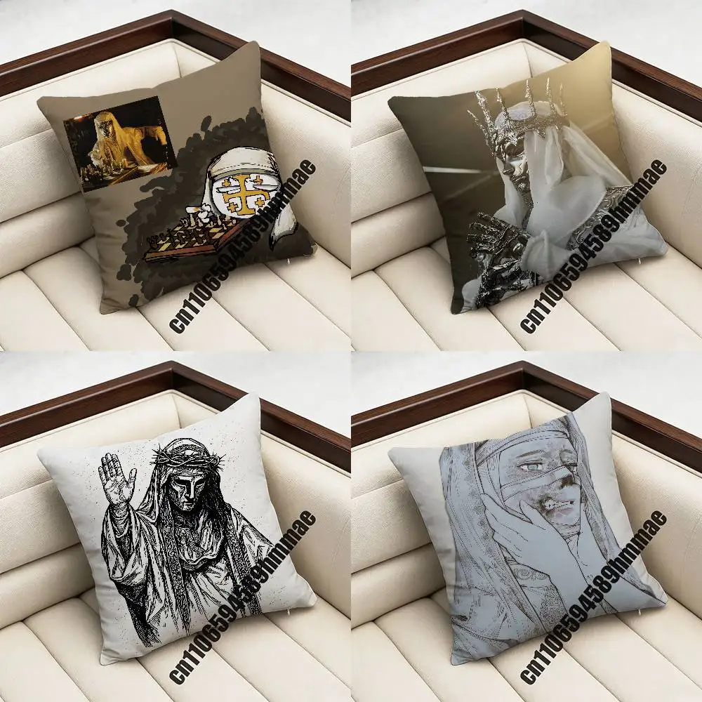 

For Baldwin IV of Jerusalem Former King of Jerusalem Throw Pillow Case Sham 40x40cm Square Car Pillowcase Pad Cushion Cover