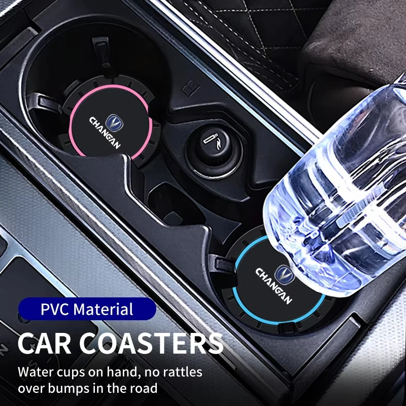 Car Cup Coaster Cup Slot Liner Holder Protector Silicone For Changan CS75 PLUS CS55 PLUS UNI-S Eado Plus CS35 PLUS Alsvin PLUS