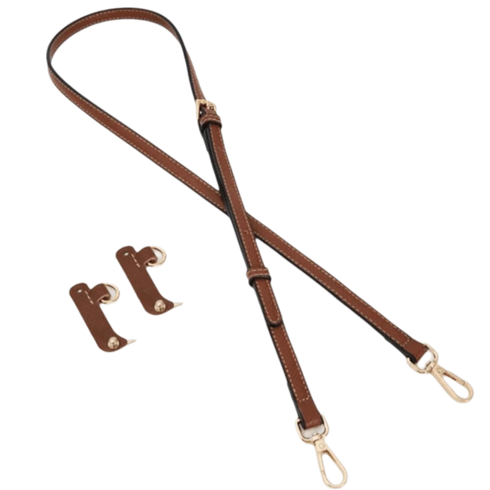 レザー レザー交換用ストラップ モカカラー ミニサイズ クロスボディバッグストラップ 1セット 変身デザイン ショルダーストラップ