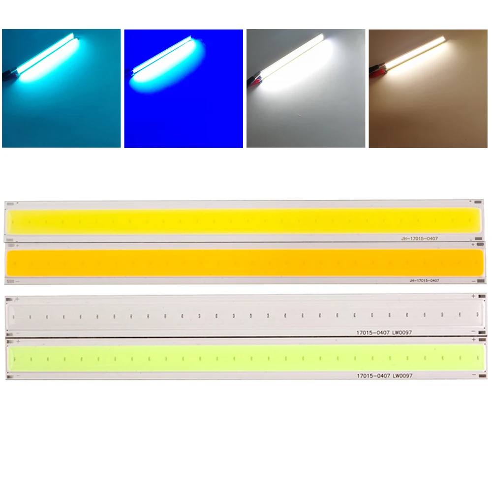 

Led Lampe Barre Bande Dc12v-14v 170x15mm Lighting 12v-14v Source Table Input Strip Light White 600lm Blue Warm Cob Diy For 6w Dc