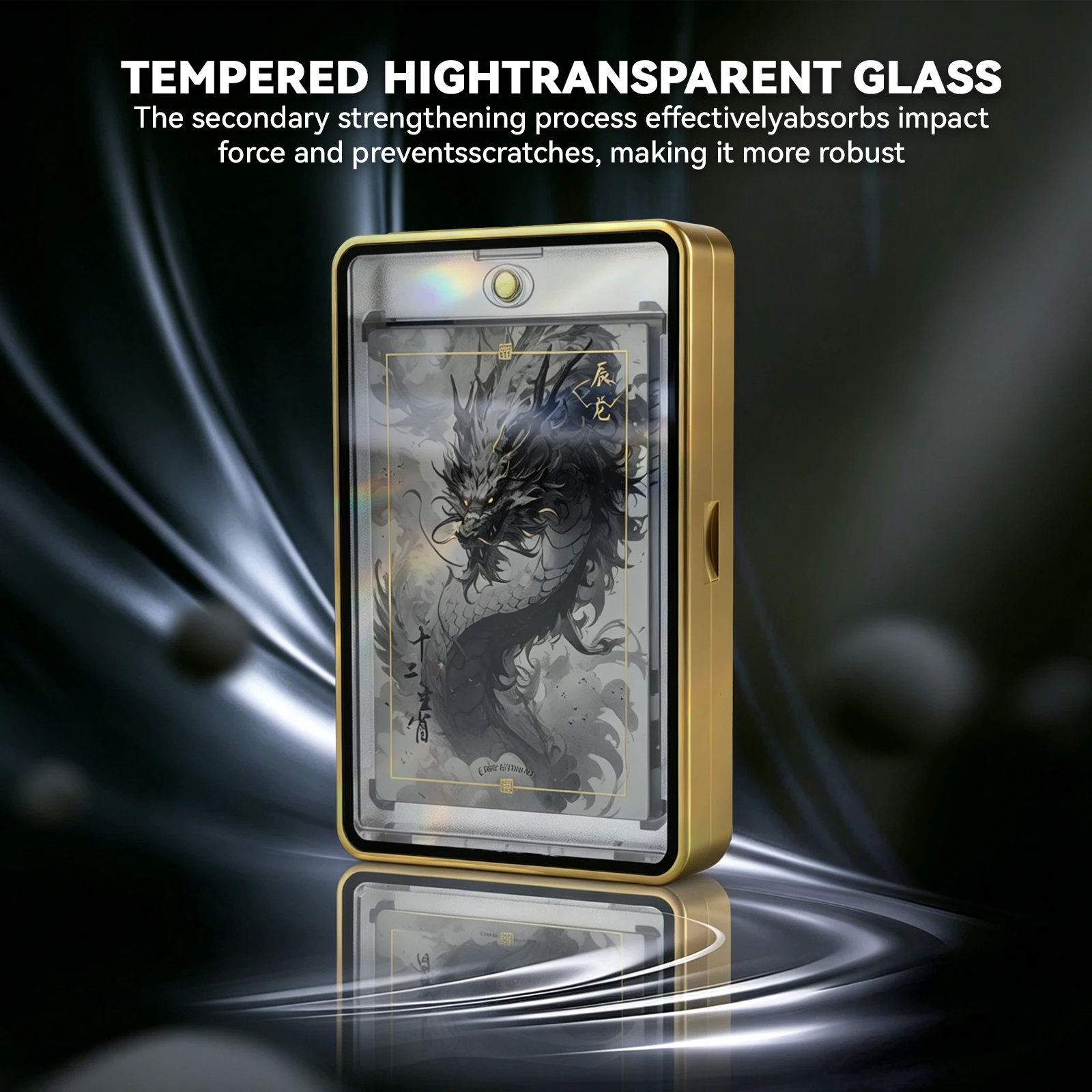 Aluminum Alloy Magnetic Card Display Case for 360PT Thick Cards Holder UV Protection TCG Sports Collector Storage Display Box view 3
