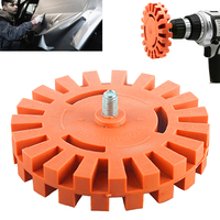 4inch Car Decal and Car Sticker Remover with Drill Adapter Rubber Eraser Wheel Remove Car Decals Vinyl & Stickers for Auto Body