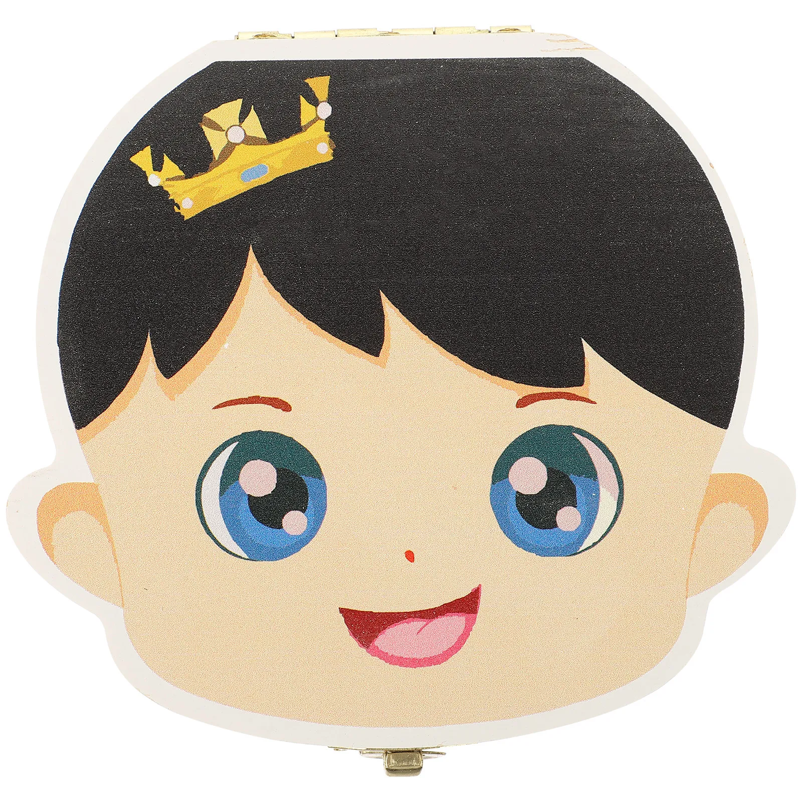 Storage Box Wooden Alloy Material Smooth Safe Design For Infant Keepsake Gift Baby Teeth Container Infant Teeth Box Baby