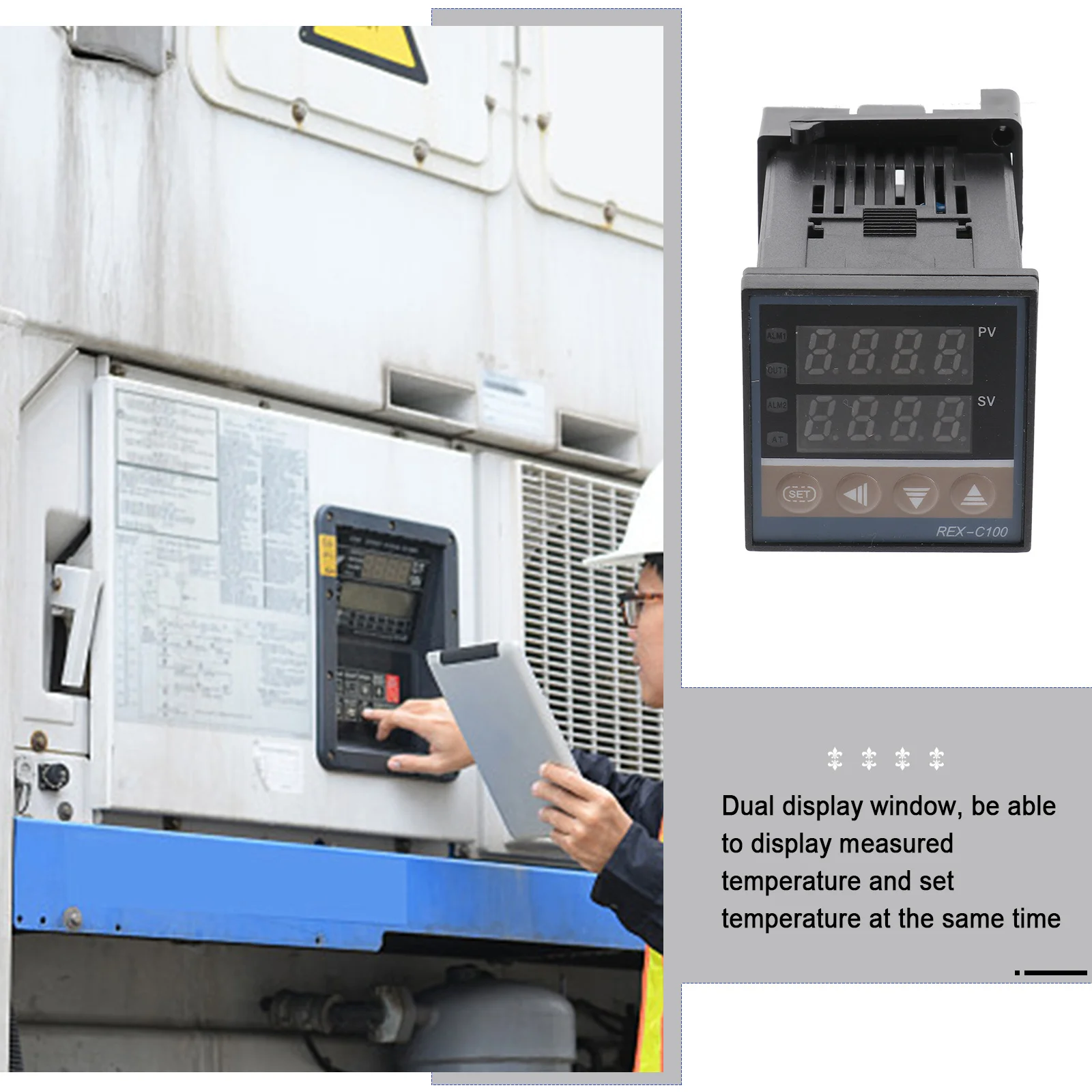 4Pcs Temperature Controller - Digital Thermostat Ssr Output K Type Thermocouple Sensor Accurate Intelligent