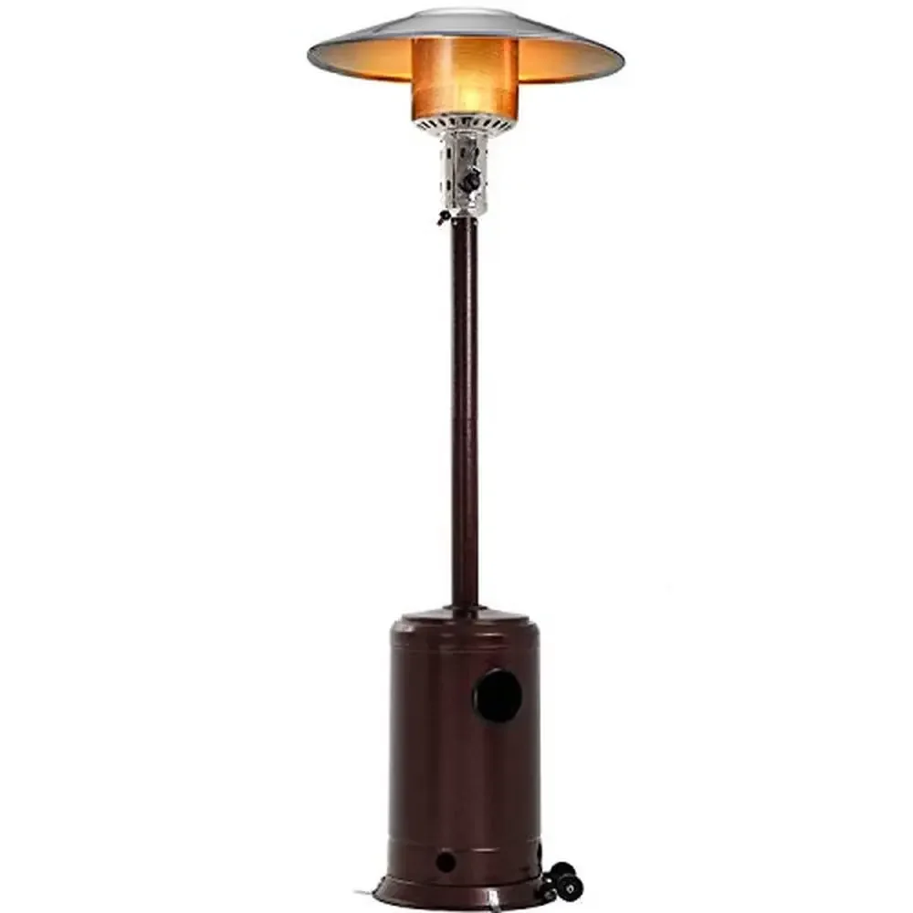 

Outdoor Patio Heater Propane Gas Standing Garden Heater 41000BTU CSA Certified Steel Base Stable and Safe Firepit Event Camping