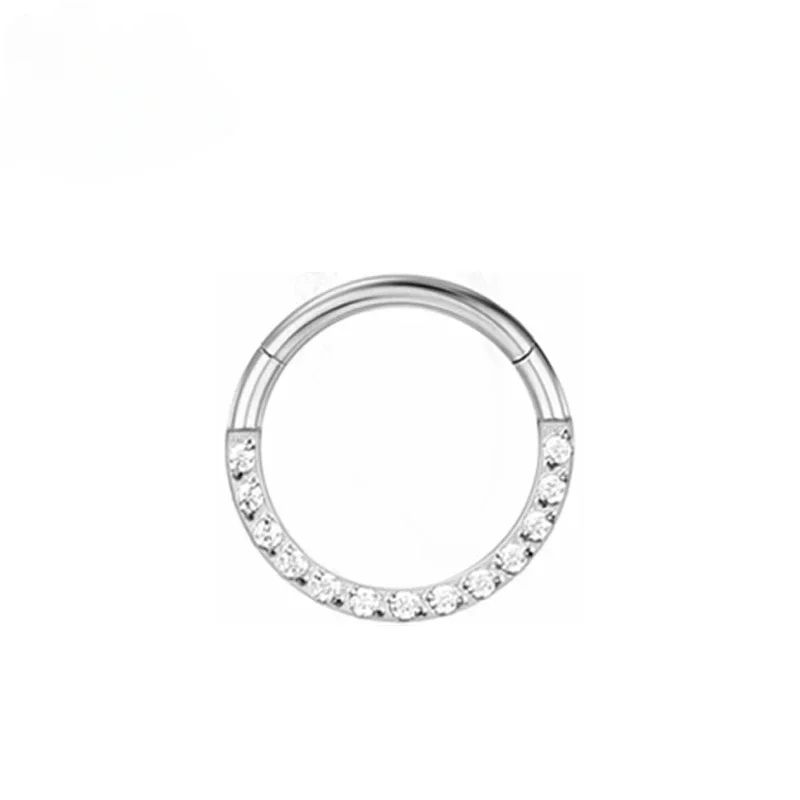 Surgical Steel Nose Rings Hinged Segment
