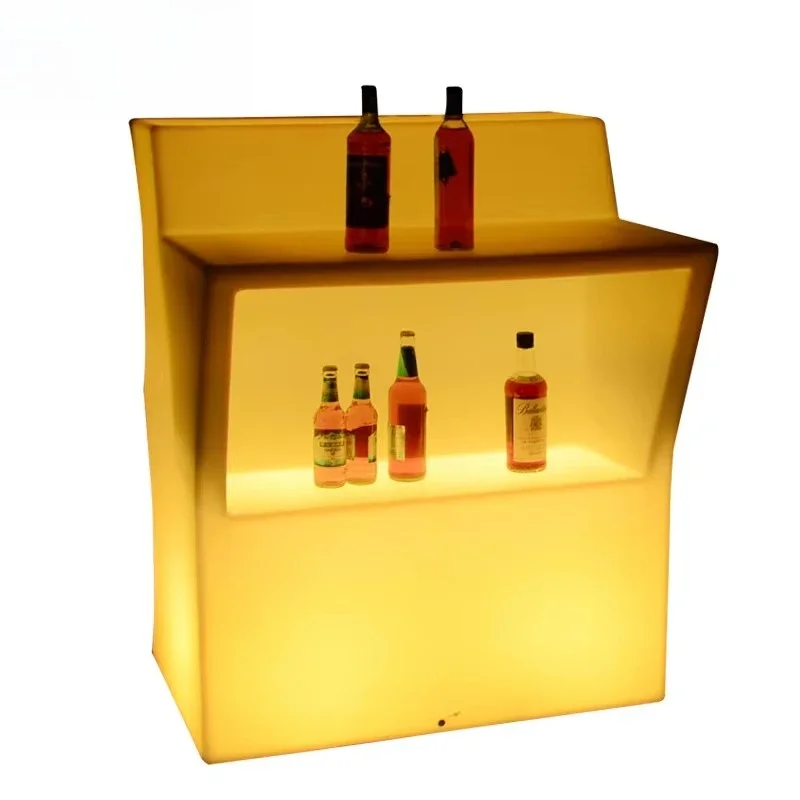Waterproof outdoor bar table bar counter remote control