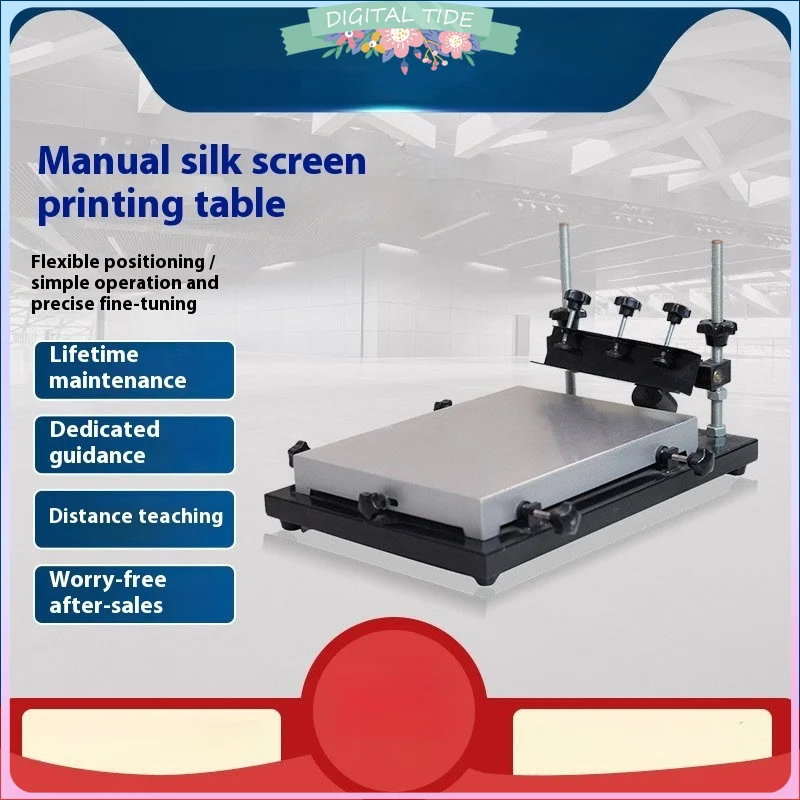 

High Precision Manual Plane Screen Printing Table Hand Printing Small Solder Paste Printer for Electronic Components