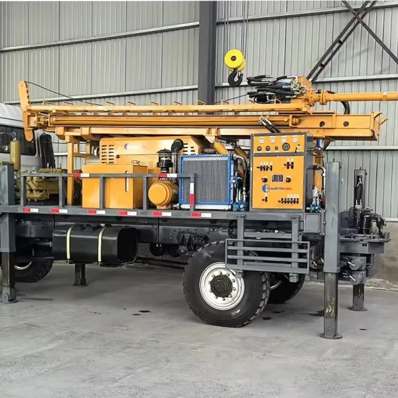Customized Pneumatic Water well Drill Rig 500m Vehicle-mounted Water Well Drilling Rig Truck Mounted Water Drilling Rig