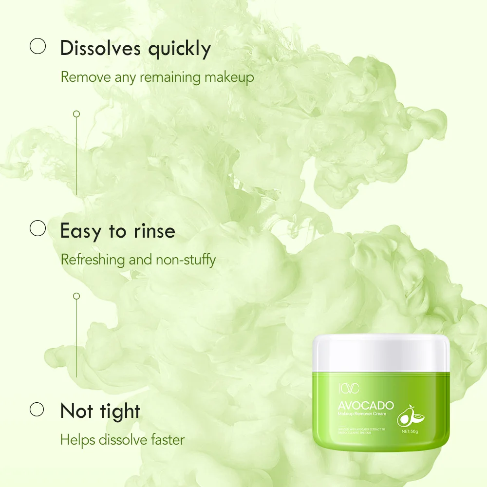 Best Selling ICVC Avocado Cleansing Cream Easy Makeup Remover Moisturizing