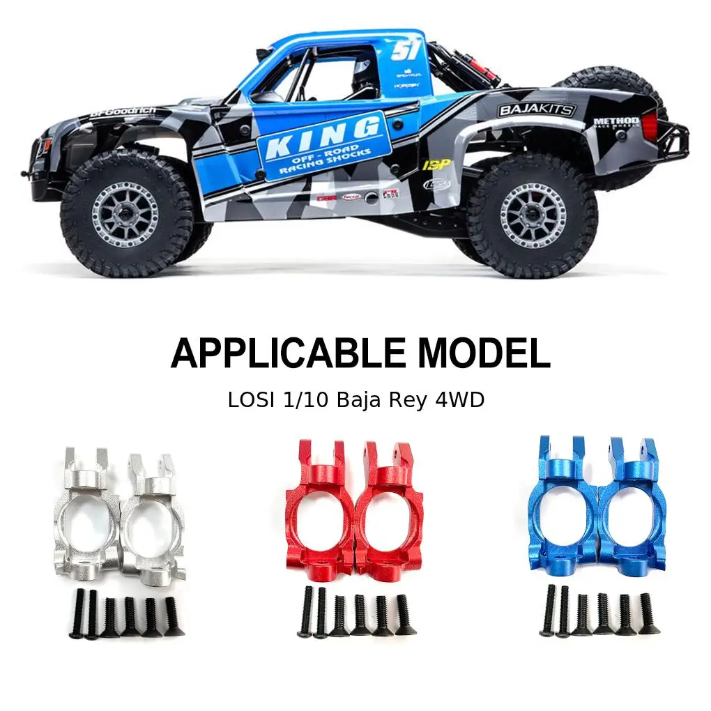 1/10 Aluminium Zware Gewichten C Hubs Voor Losi Baja Rey 4wd Rc Auto-Onderdeel Rc Auto-Accessoires Vervangende Onderdelen