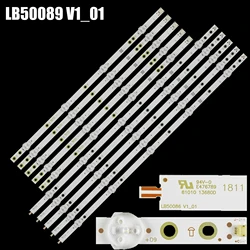 Tira de LED para iluminación trasera para LB50086 LB50089 LB50082 V1_00 V0_00 V1 50PUS6162/12 50PUS6272 50PUS6703 50PUS6753 15626A 15627B