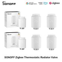 SONOFF TRV Zigbee Thermostatic Radiator Valve TRVZB Smart Temperature Control TRVs Work With Alexa Google Smartthings ZHA MQTT