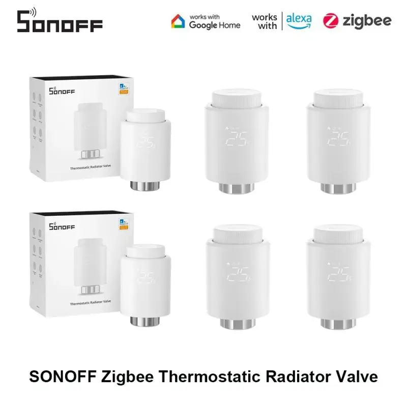 SONOFF TRV Zigbee Thermostatic Radiator Valve TRVZB Smart Temperature Control TRVs Work With Alexa Google Smartthings ZHA MQTT