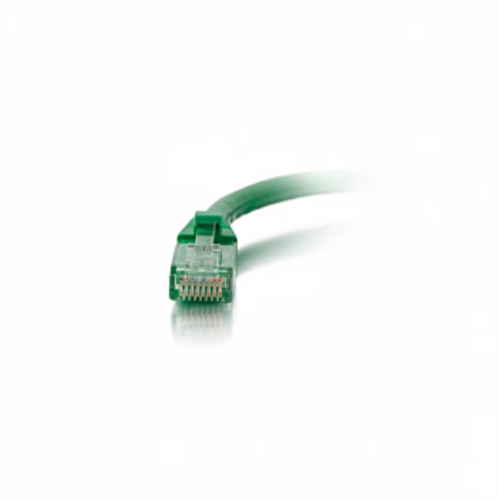 

C2G 10ft Cat6a Unshielded Ethernet Cable Cat 6a Network Patch Cable - Green - Used-Like New