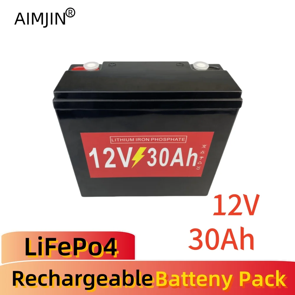 30Ah 12V Lifepo4 Rechargeable Battery Pack for Children's Toy Car, Solar Street Lights Andother Small Equipment Power Supply