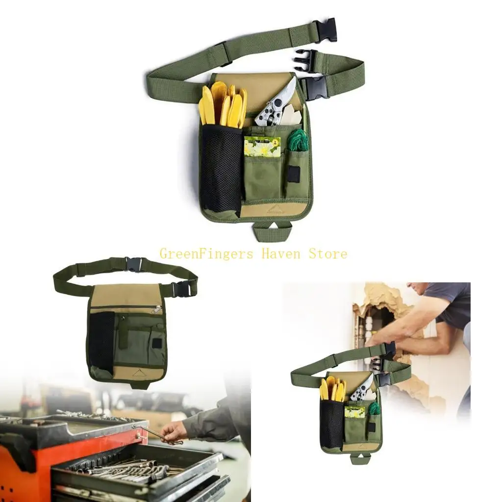 

F68D Пакет для ремня для инструментов/рабочее фартук для плотников и строителей, оксфордские тканевые конструкции, регулируемый