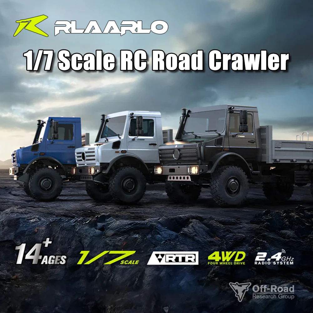 Rlaarlo UM07 4WD Brushless And Brushed 1/7 RC Electric Remote Control Model Off-Road Crawler Car Adult Children's Toys