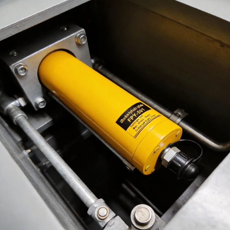 5FPY-501 Ultra-Thin Hydraulic Cylinder Low-Height Mini Stroke Push-Pull Actuator for Tight Space Applications