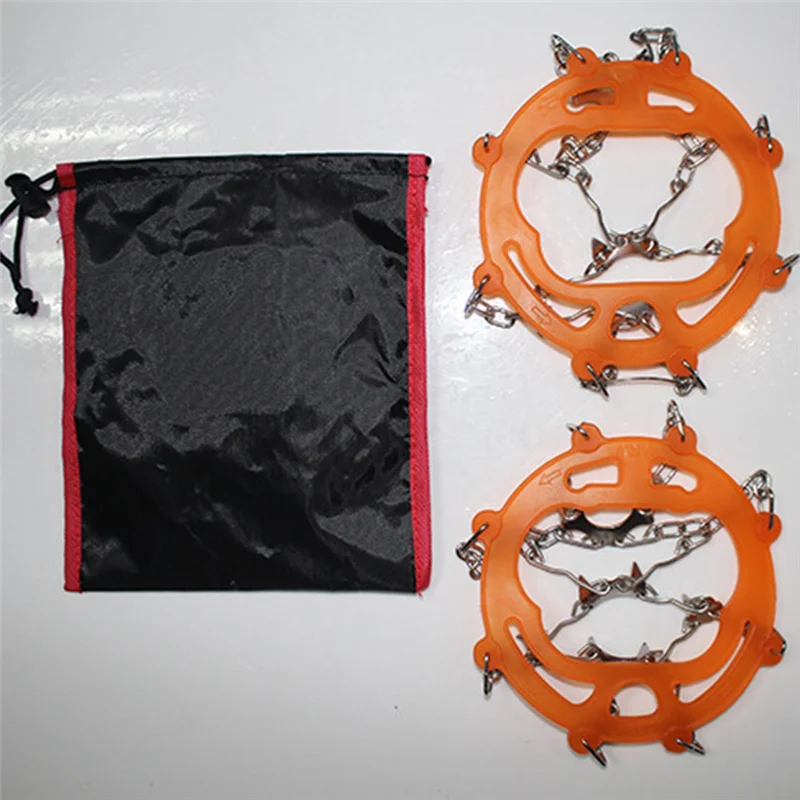 

Crampons Stainless Steel Anti-Skid Ski Claws Mud Ice And Snow Anti-Skid Shoe Covers Mountaineering Anti-Skid Shoe Chains