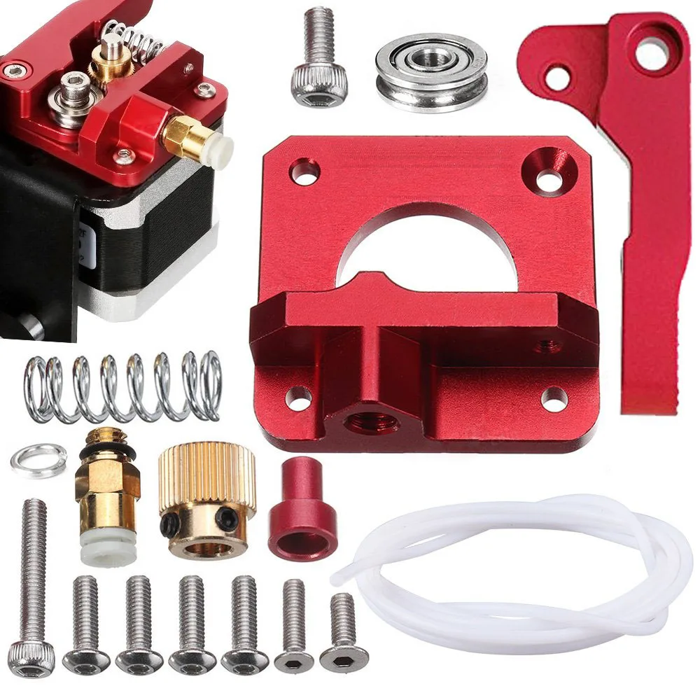 Hot Selling-Upgraded MK8 Extruder Aluminum Drive Feed Replacement 3D Printer Extruders Kit For Creality CR-10,CR-10S,CR-10 S4,Re