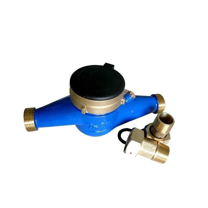 ISO4064 Class B hot cold dry type body brass water meter South Africa