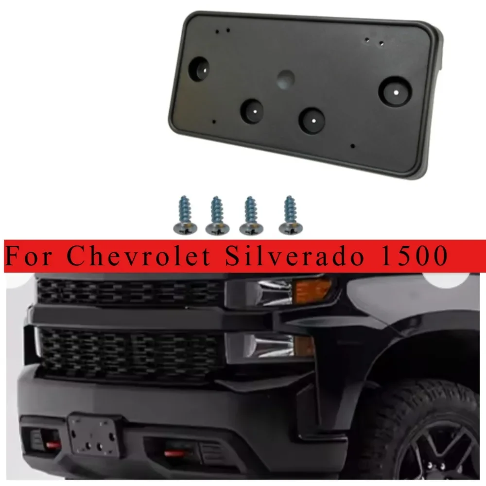

84428905 Car Front Bumper License Plate Frame Bracket Holder For Chevrolet Silverado 1500 LTD Custom High Country LT LTZ RST