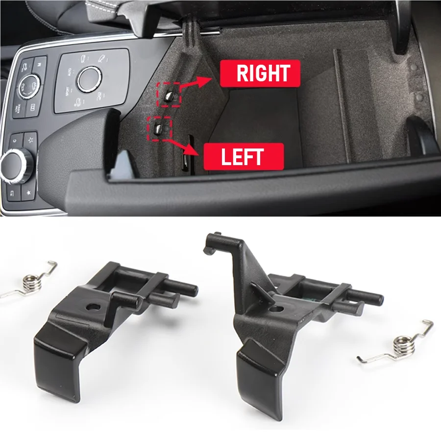 Wooeight 1Pc Center Console Armrest Latch Clip Left Right Armrest Latch Buckle For Mercedes Benz ML320 ML350 GL400 W166 X166