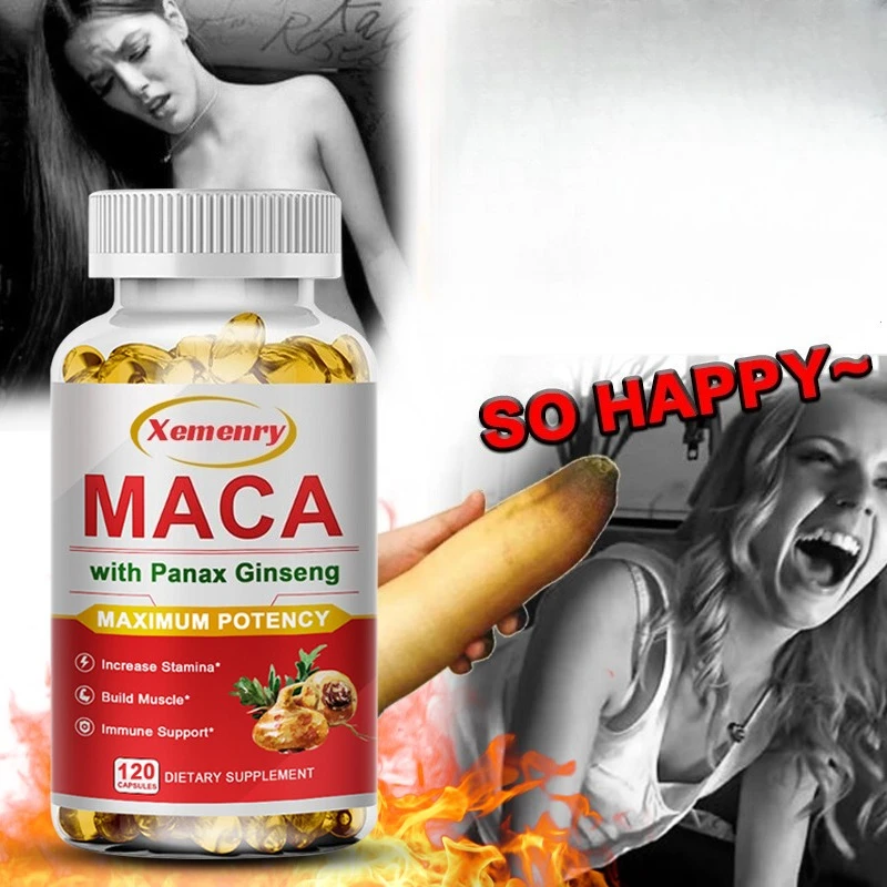 

Добавка корня MACA — с экстрактом женьшеня и черного перца для выносливости и выступлений