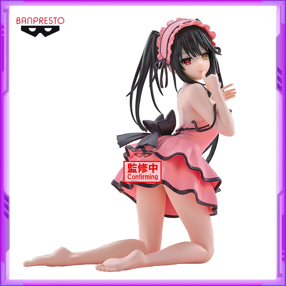 

Original BANPRESTO DATE A LIVE Tokisaki Kurumi Nightmare sweet silk wear PVC Anime Figures Action Figure Model Toys Gift