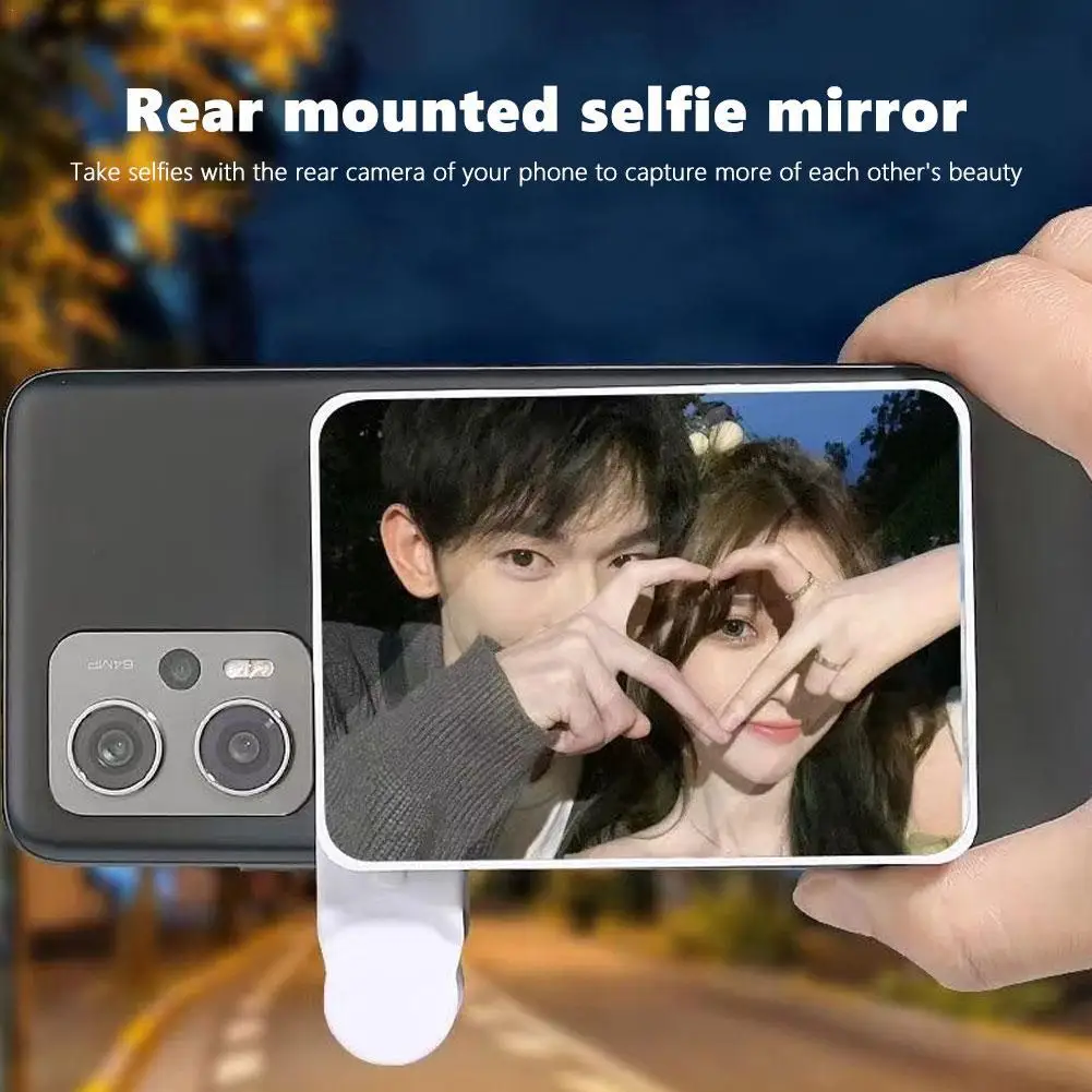 2in 1 Photography Tool Mobile Phone Shooting Mirror Mobile Phone Reflection Clip Selfie Reflector Sky Mirror