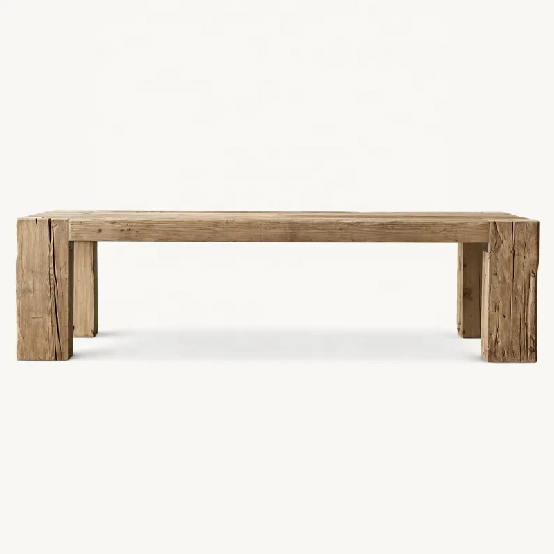 

American Vintage Do Old Solid Wood Dining Table Furniture Can Be Customized Furniture Factory Direct Sales