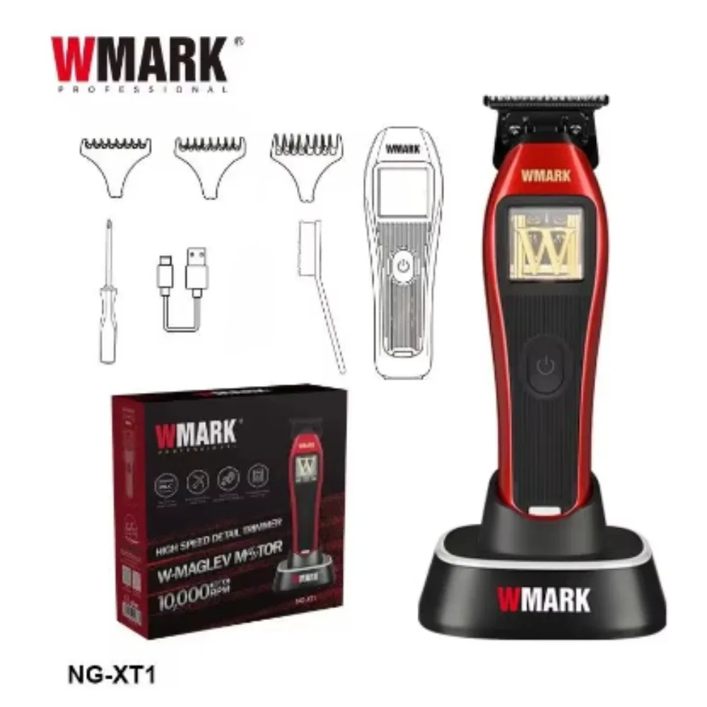 2024NEW WMARK NG-XT1 Men's Hair Clippers,10000rpm Professional Hair Trimmer,Vector Motor Cordless with Intuitive Torque Control