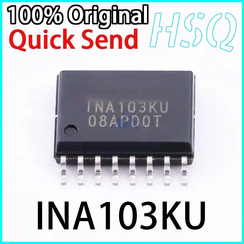 2PCS New Original INA103KU INA103 Package SOP16 Instrument Operational Amplifier Chip IC