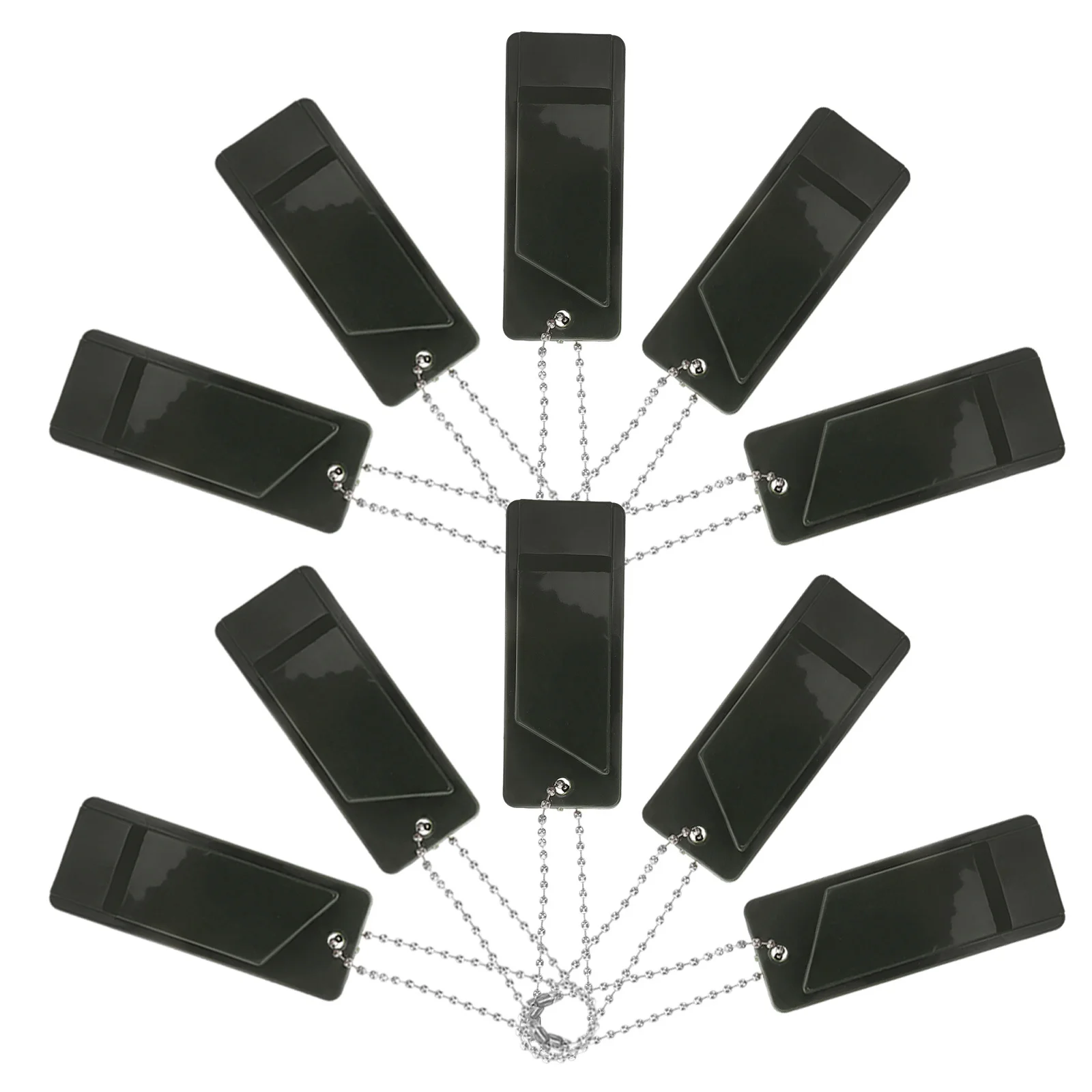 10 قطعة عالية التردد صفارة إنقاذ في الهواء الطلق سلامة الطوارئ التخييم التنزه القوارب الإنقاذ إشارة صافرة #1