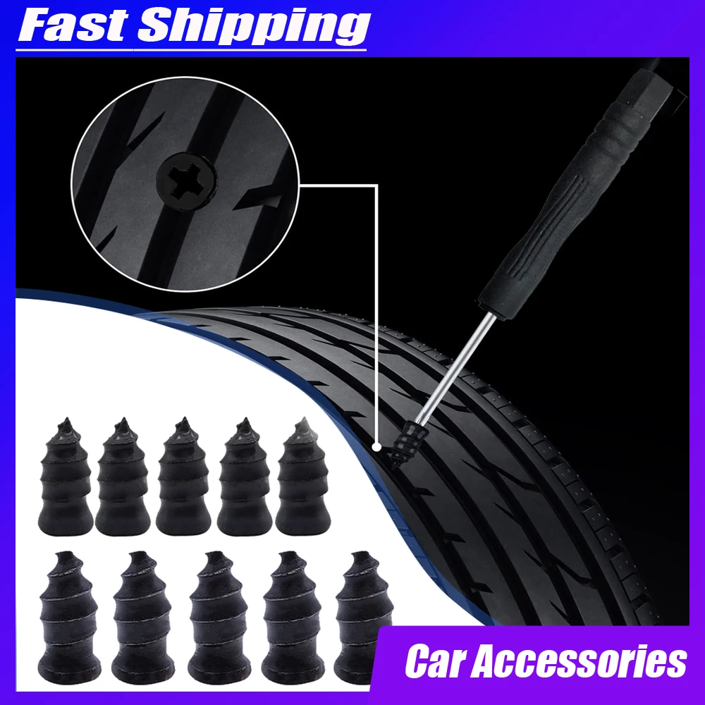 

20pcs Universal Car Wheel Puncture Repair Tools Car Vacuum Tire Damage Repair Tool Car Tyre Repair Nails Auto Tool Accessories