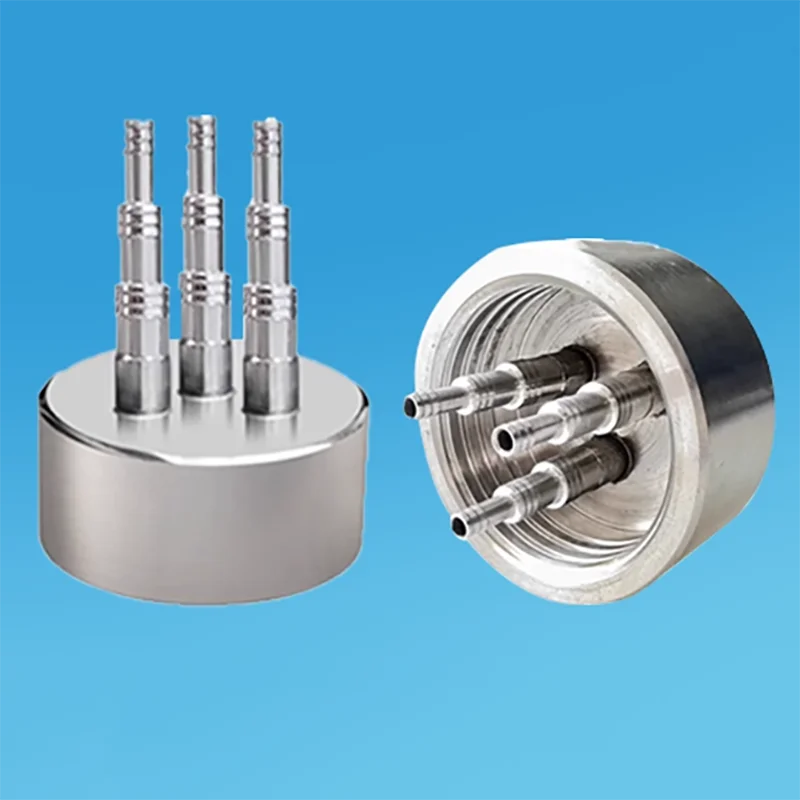 

316L stainless steel fermentation tank feeding bottle cap adapter feeding pipe feeding bottle GL45 reaction feeding bottle cap