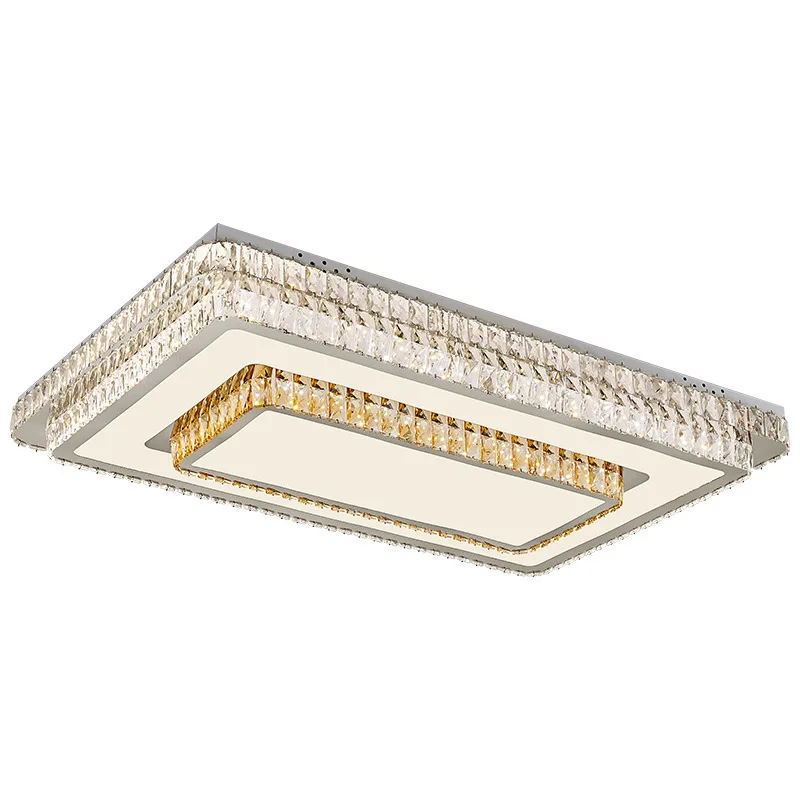 

Light luxury crystal living room modern simple atmosphere ceiling lamp new personality creative bedroom room