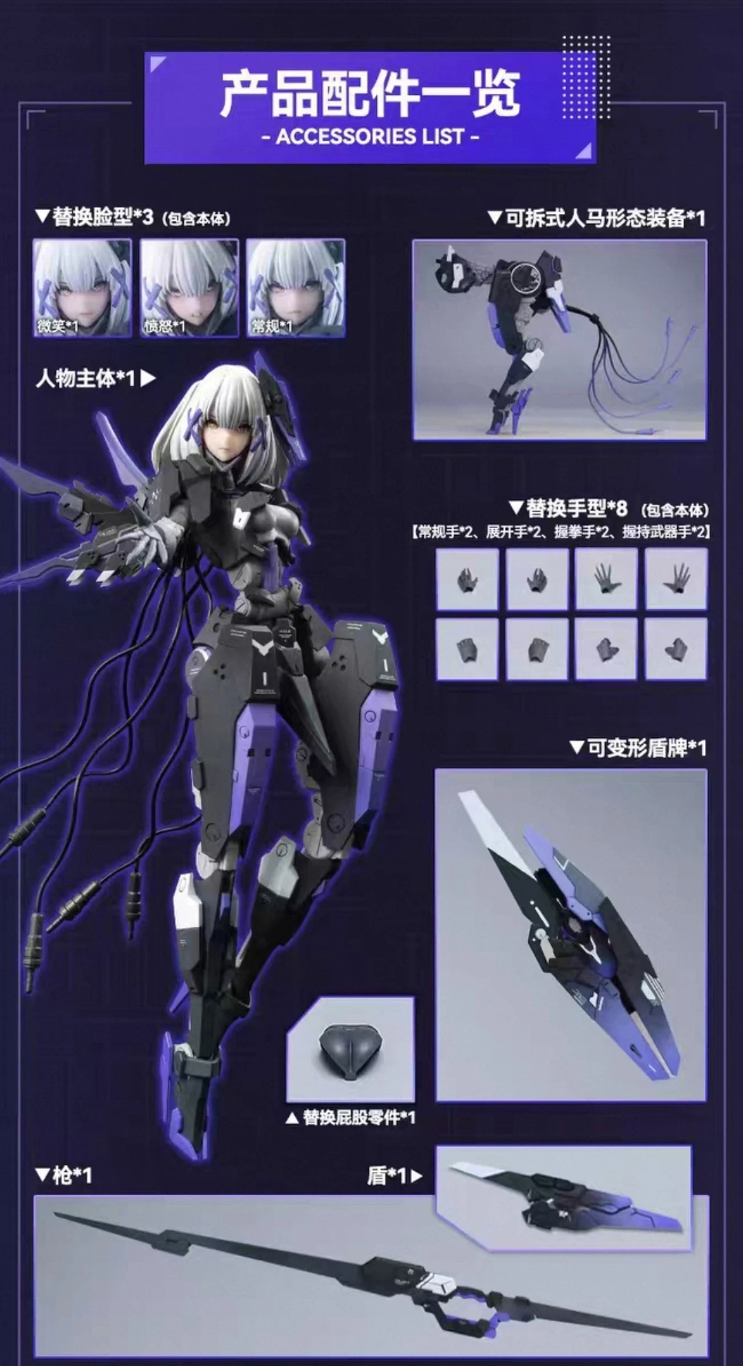 In Stock Original 1/12 Snail Shell Gray Crow: Punishment IH-31C Rosetta Cold Mobile Suit PVC Action Figure