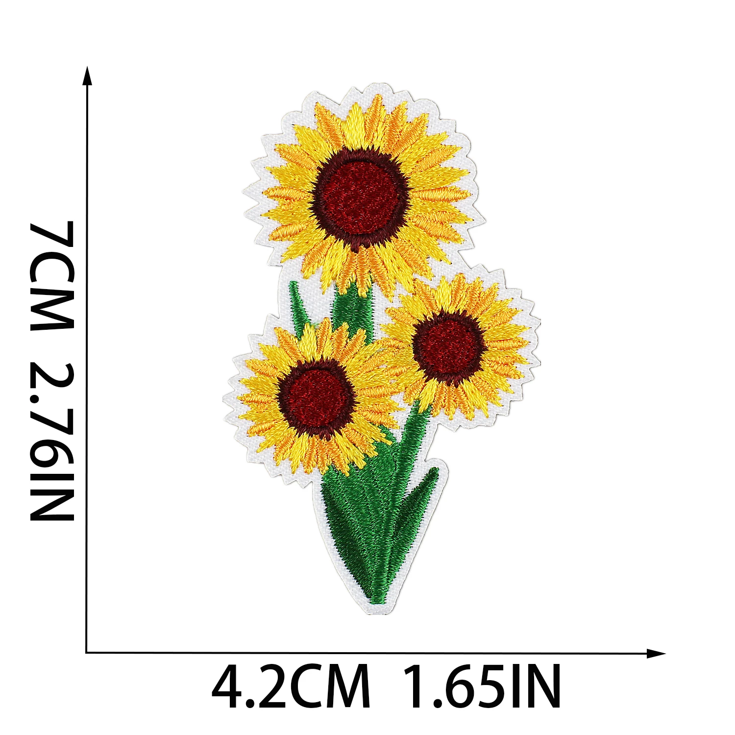 Cartoon Girls Boys Kids Clothing Sticker Iron On Bee Sunflower Car Bike Patches Embroidery Sewing Stripe Badge Clothing Applique