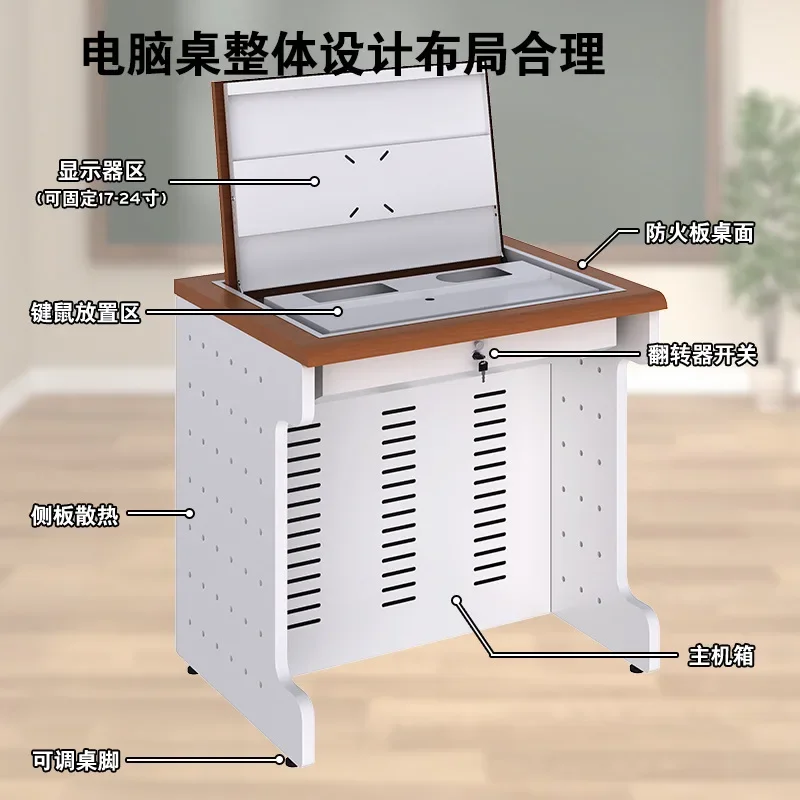 عرض مخفي فليب الجدول التدريب طاولة الدراسة طاولة المؤتمرات